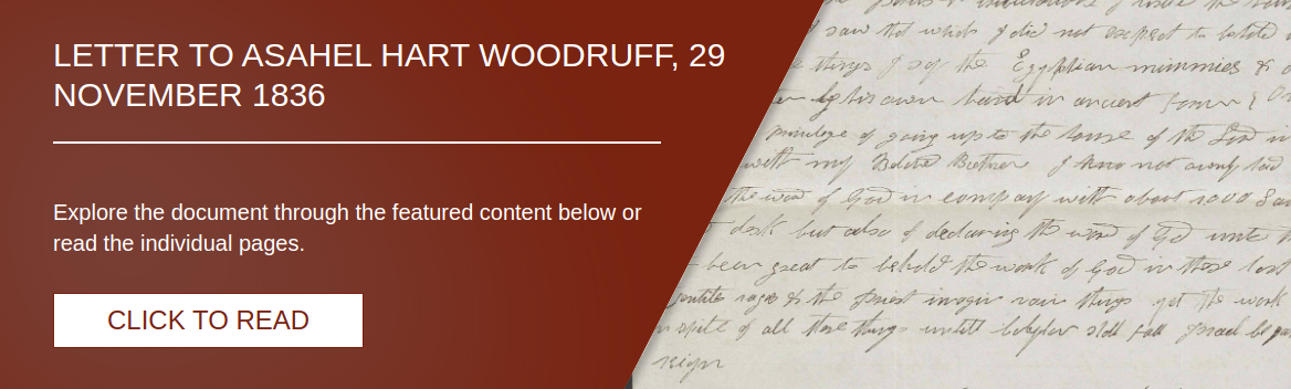 Letter to Asahel Hart Woodruff, 29 November 1836 [LE-55]