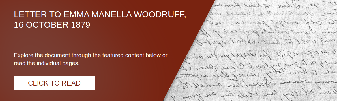 Letter to Emma Manella Woodruff, 16 October 1879 [LE-3592]