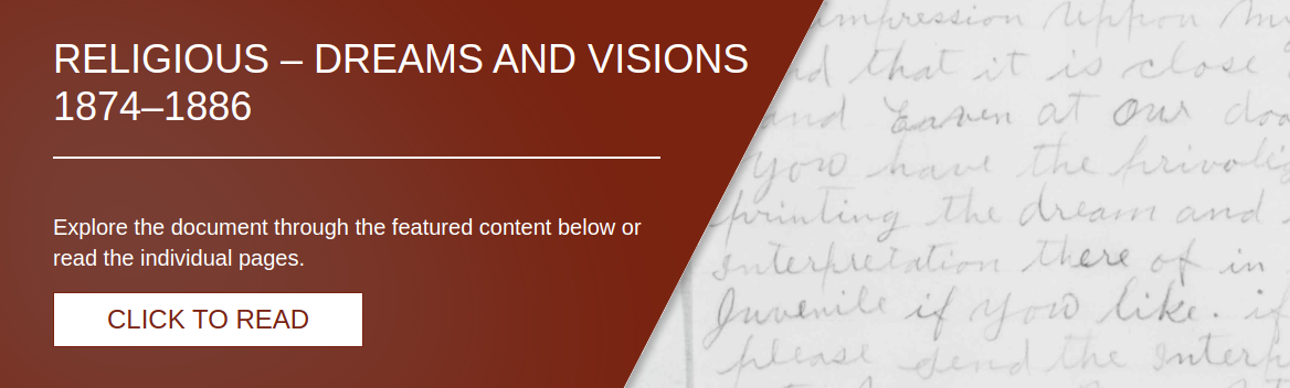 Religious – Dreams and Visions 1874–1886 [R-2]