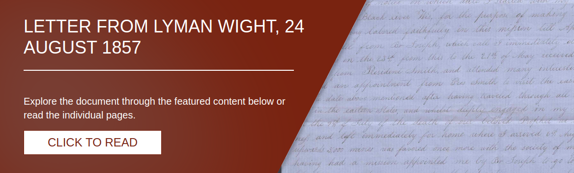 Letter from Lyman Wight, 24 August 1857 [LE-1948]